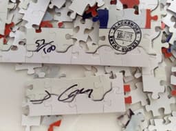 James Cauty Limited Ed. "Black Smoke" Jigsaw Puzzle. Signed, Numbered + Stamped