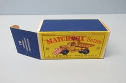 Matchbox Reg Whls 16C Scammell Snowplow Gray Orange Dump / Rare Fine GPW