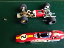 Monogram slot car ferrari,not scx,ninco,scalextric etc.