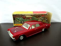 Nicky Toys India 170 Lincoln Continental - Metallic Red - Dinky Toys Copy Boxed