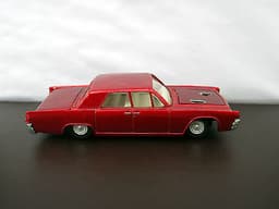 Nicky Toys India 170 Lincoln Continental - Metallic Red - Dinky Toys Copy Boxed