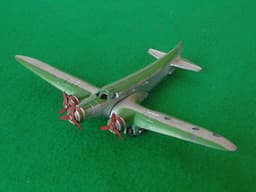 ORIGINAL PRE WAR FRENCH DINKY TOYS 61A DEWOITINE D338 RAINBOW AIRCRAFT