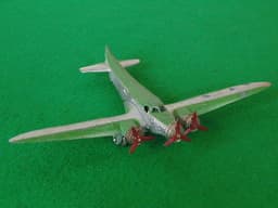 ORIGINAL PRE WAR FRENCH DINKY TOYS 61A DEWOITINE D338 RAINBOW AIRCRAFT