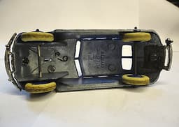 Pre-War Dinky Chrysler Airflow 30A Saloon - Vintage Diecast Original Blue