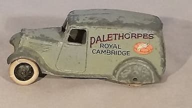 Prewar Dinky Toys Palethorpes Royal Cambridge 28f Type II Delivery Van - Scarce