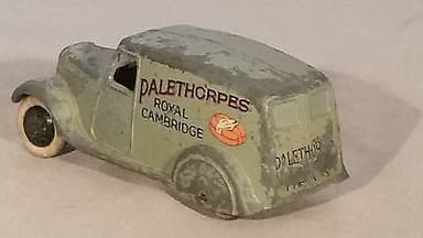 Prewar Dinky Toys Palethorpes Royal Cambridge 28f Type II Delivery Van - Scarce