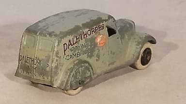 Prewar Dinky Toys Palethorpes Royal Cambridge 28f Type II Delivery Van - Scarce