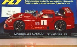 Rare Fly 1/32 slot car Marcos E25 Red Special