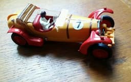 SCALEXTRIC C65 ALFA ROMEO FRENCH YELLOW RARE FACTORY FIT RED PARTS VERY RARE