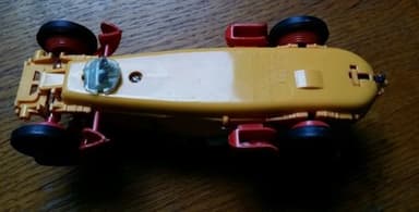 SCALEXTRIC C65 ALFA ROMEO FRENCH YELLOW RARE FACTORY FIT RED PARTS VERY RARE