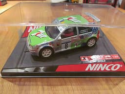 SCALEXTRIC NINCO 1:32 SLOT CAR RARE VW GOLF 7UP 4X4 50274 MINT NEW AND BOXED