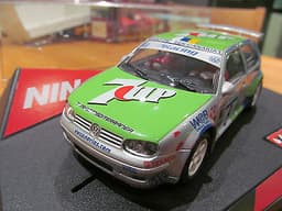 SCALEXTRIC NINCO 1:32 SLOT CAR RARE VW GOLF 7UP 4X4 50274 MINT NEW AND BOXED