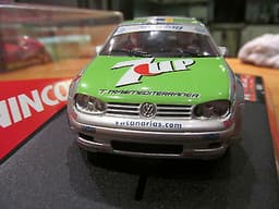SCALEXTRIC NINCO 1:32 SLOT CAR RARE VW GOLF 7UP 4X4 50274 MINT NEW AND BOXED