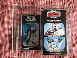 STAR WARS ESB VINTAGE 1982 KENNER HOTH WAMPA BOXED NEW AFA GRADED
