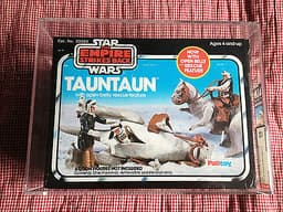 STAR WARS ESB VINTAGE 1982 PALITOY TAUNTAUN OPEN BELLY BOXED NEW AFA GRADED