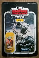 Star Wars Vintage Empire Strikes Back 1980 Yoda 32 Back Kenner Sealed On Card