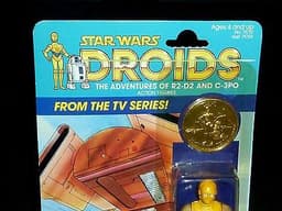SUPER RARE MOC 1985 DROIDS C-3PO STAR WARS MINT ON NEAR MINT CARD KENNER A+++ !!