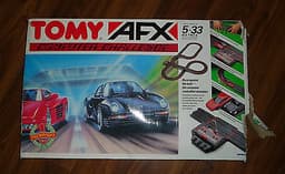 TOMY AFX AURORA COMPUTER CHALLENGE SLOT CAR TOY SET.FERRARI & PORSCHE.80\'S,90\'S.