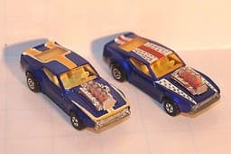 TWO MATCHBOX MUSTANG PISTON POPPER ONE-OF-A-KIND PRE-PROs; includes COA