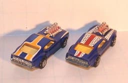 TWO MATCHBOX MUSTANG PISTON POPPER ONE-OF-A-KIND PRE-PROs; includes COA