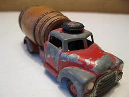 Vilmer Denmark ,RARE ITEM-Dodge truck with factorymade wood barrel-1950\'s