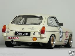 1:18 "MGB GT Coupe" (Old English White) MODIFIED TUNING UMBAU *ALU SUPALITES* MG