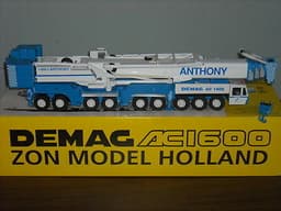 1/50 Demag AC1600 ANTHONY 9-Axle Hydraulic Truck Crane, ZON Conrad NZG