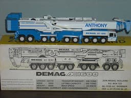 1/50 Demag AC1600 ANTHONY 9-Axle Hydraulic Truck Crane, ZON Conrad NZG