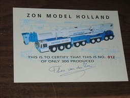 1/50 Demag AC1600 ANTHONY 9-Axle Hydraulic Truck Crane, ZON Conrad NZG