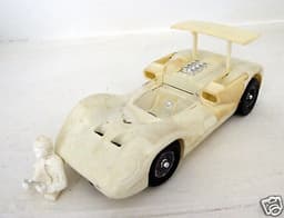 1960\'s COX Chaparral 2e mag frame 1/24 scale slot car unpainted.