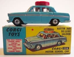 Austin A60 DeLuxe Saloon Motor School Learner Driver Car by Corgi