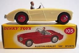 Austin Healey 100 Sports Car by Dinky Toys