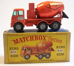 Ready-Mix Concrete Truck by King Size Matchbox