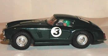 Scalextric Ferrari GT E4 in Green