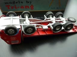 A Triang Spot On AEC Mammoth Major London Brick Company lorry die cast model