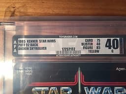 ANAKIN SKYWALKER POTF MOC! AFA75/40/85 with Detailed Grade Report