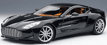 Aston Martin One-77 by Autoart in Black Pearl ref 70241