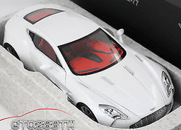 Aston Martin One-77 by Autoart in Morning Frost White ref 70244