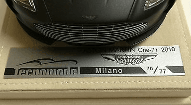 Aston Martin One 77 Tecnomodel Matte Black