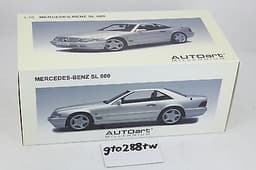 AUTOart 1:18 scale Mercedes-Benz SL 600 V12 1997 -Silver (600SL)