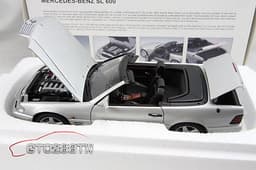 AUTOart 1:18 scale Mercedes-Benz SL 600 V12 1997 -Silver (600SL)