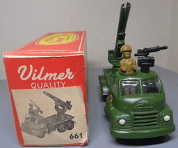 Bedford Military Cannon Truck by Vilmer ref 661