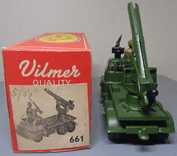 Bedford Military Cannon Truck by Vilmer ref 661
