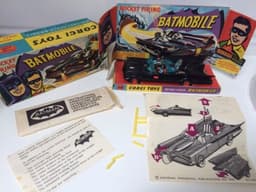 Corgi 267 1966 Batman 1st Issue Batmobile w/figs Original Box Etc
