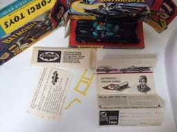 Corgi 267 1966 Batman 1st Issue Batmobile w/figs Original Box Etc