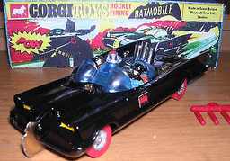 Corgi 267 Batmobile with Red Wheels