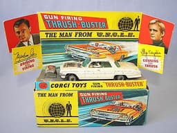 CORGI 497 - \'THE MAN FROM UNCLE\' THRUSHBUSTER - OLDSMOBILE SUPER 88 - SCARCE!!!