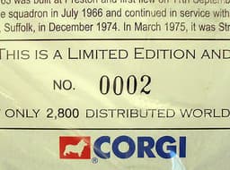 Corgi Archive - AA32306 English Electric Lightning F3, 23 Squadron Ltd Edt #0002