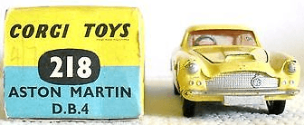 The Corgi Aston Martin DB4 218