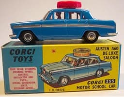 Austin A60 Driving School Car by Corgi Toys